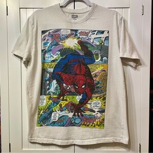 Marvel Spider-Man Comic Strip Retro Graphic T-Shirt